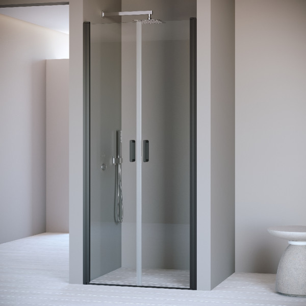 Душевая дверь RGW 90x195 стекло прозрачное, профиль черный (060810409-14) Душевая дверь RGW 90x195 стекло прозрачное, профиль черный (060810409-14)