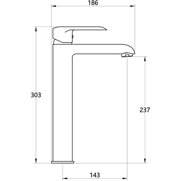 Смеситель для раковины Melodia della vita Heavy Metal хром (MDV35621) Смеситель для раковины Melodia della vita Heavy Metal хром (MDV35621)