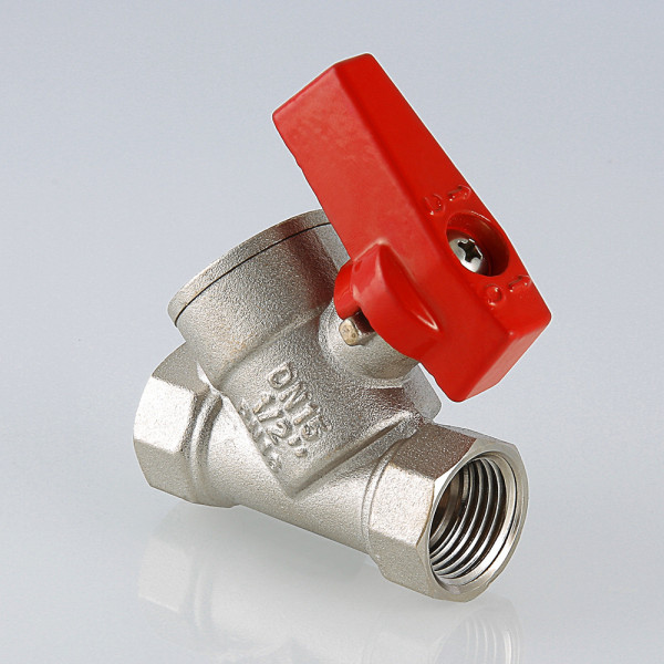 Кран 1/2" ВВ шаровый с цельным корпусом Valtec (красная ручка) VT.290.N.04 Кран 1/2" ВВ шаровый с цельным корпусом Valtec (красная ручка) VT.290.N.04