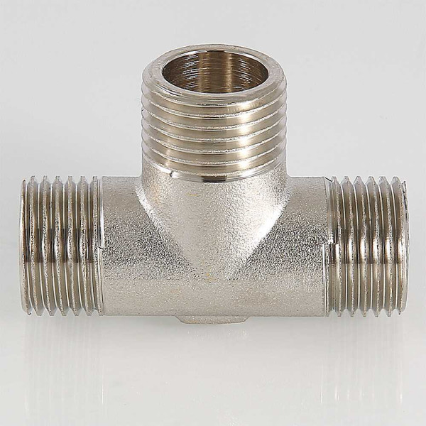 Крестовина двухплоскостная 1/2"Н Valtec (никель) (VTr.661.N.0004)