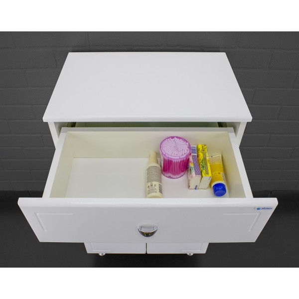 Комод 50 Классик с верхним ящиком В1 Айсберг Домино (DA1002K)