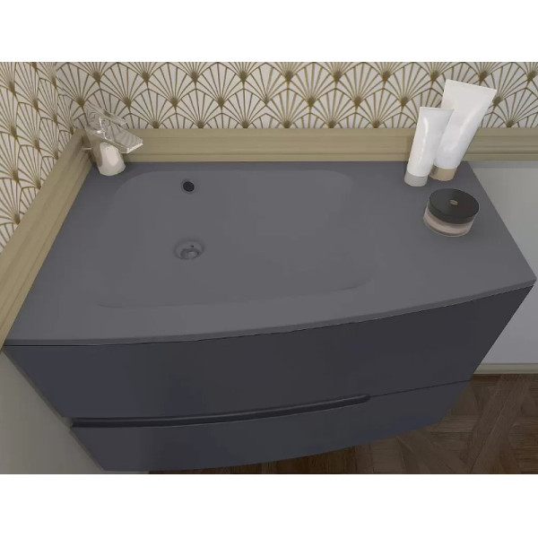 Раковина встраиваемая Jacob Delafon Nona 81x47 серая (EB1884RU-DE4)