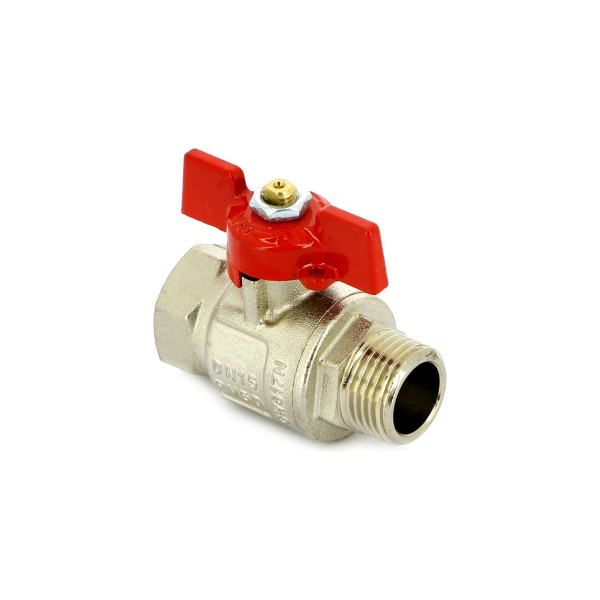Кран 1/2" ВН шаровый Uni-Fitt Etalon (ГОСТ, красная бабочка) 111T2000 Кран 1/2" ВН шаровый Uni-Fitt Etalon (ГОСТ, красная бабочка) 111T2000