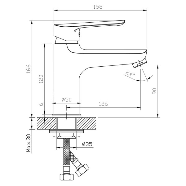 Смеситель для раковины Esko Lagos Gun Metal черный (LG26GM) Смеситель для раковины Esko Lagos Gun Metal черный (LG26GM)