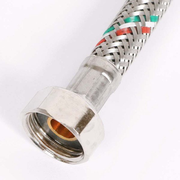 Подводка гибкая Uni-Fitt 3000 мм 1/2" НВ DN 8 оплётка из нерж. стали (501S2030) Подводка гибкая Uni-Fitt 3000 мм 1/2" НВ DN 8 оплётка из нерж. стали (501S2030)