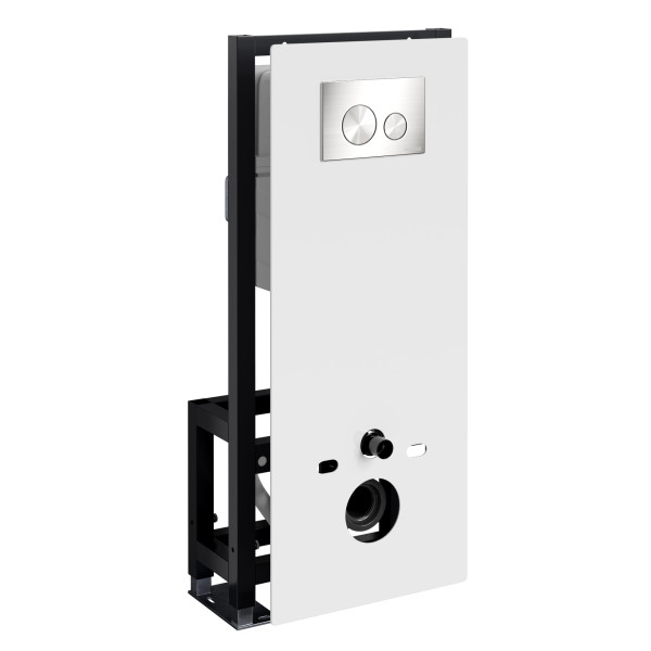 Инсталляция для унитаза WasserKRAFT Glan с клавишей смыва никель (66TLT.010.ME.WH.BN02) Инсталляция для унитаза WasserKRAFT Glan с клавишей смыва никель (66TLT.010.ME.WH.BN02)