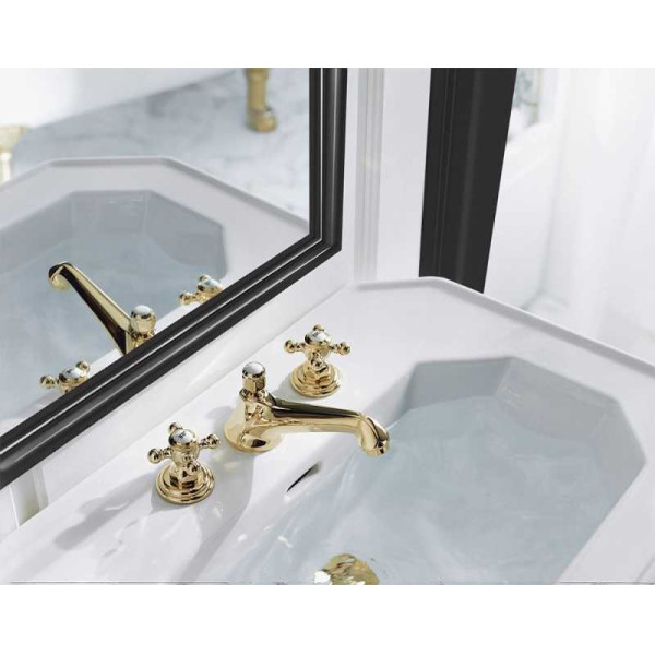 Смеситель для раковины Kludi 1926 хром, донный клапан (510464520) Смеситель для раковины Kludi 1926 хром, донный клапан (510464520)