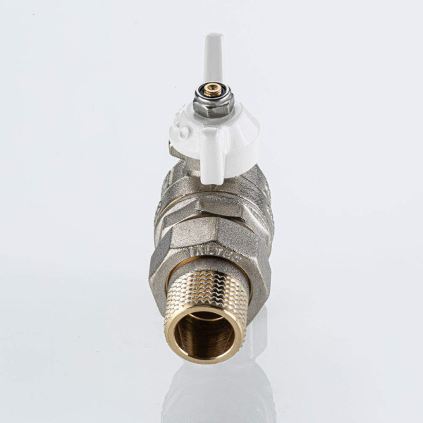 Кран угловой 1/2" шаровый со сгоном Valtec Base-ГОСТ (белая бабочка) VT.228S.NW.04 Кран угловой 1/2" шаровый со сгоном Valtec Base-ГОСТ (белая бабочка) VT.228S.NW.04