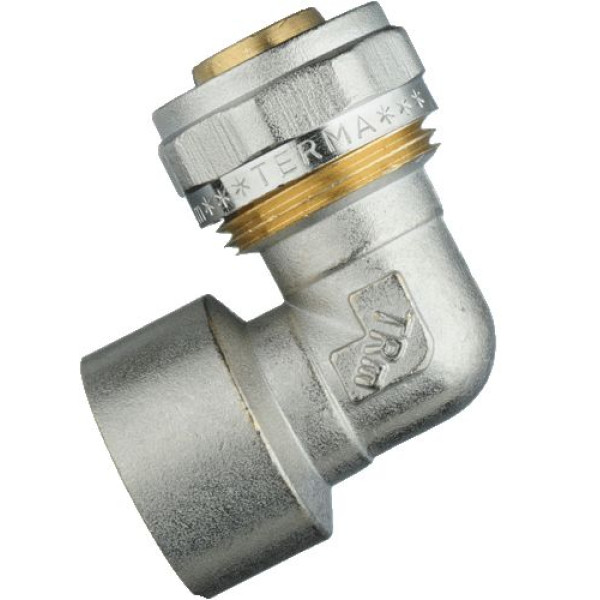 Соединение угловое 26*1"В TeRma (обжим) (01308) Соединение угловое 26*1"В TeRma (обжим) (01308)