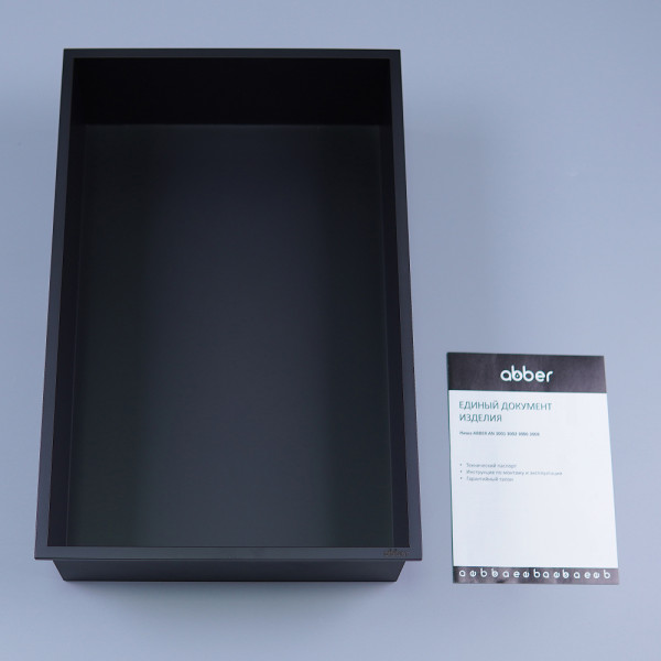 Ниша настенная скрытая Abber Nischen 30x12x46 черная матовая (AN3001MB)
