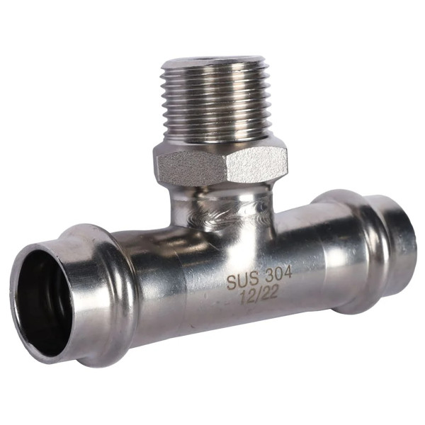 Тройник переходной 18х1/2"Вх18 Rommer из нержавеющей стали (пресс) (RSS-0015-001812) Тройник переходной 18х1/2"Вх18 Rommer из нержавеющей стали (пресс) (RSS-0015-001812)