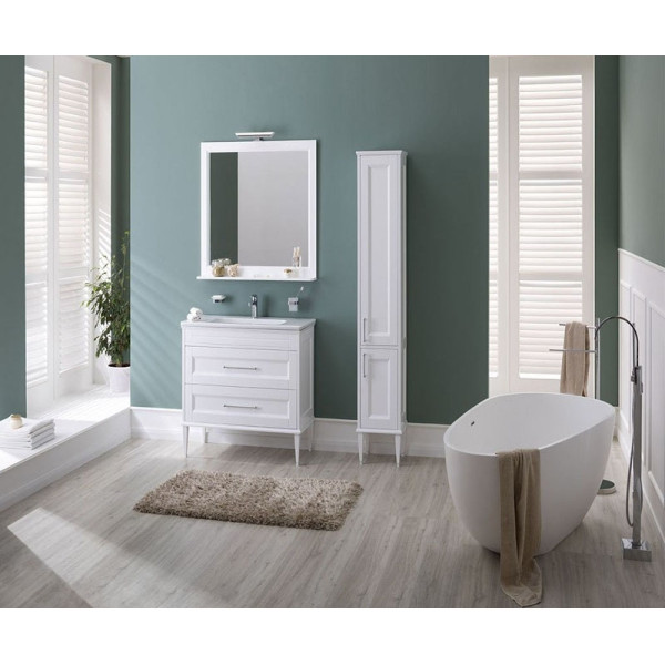 Тумба подвесная Aquanet Бостон М 100 белый (00209678)