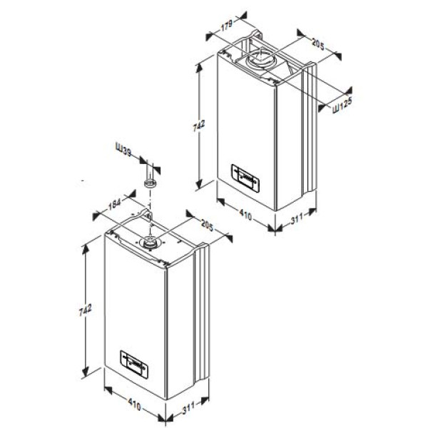 Котел газовый Protherm Гепард 23 MTV