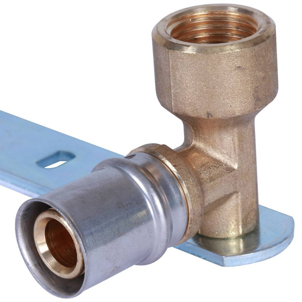 Водорозетка двойная 20x1/2" Stout (пресс) (SFP-0013-001220)