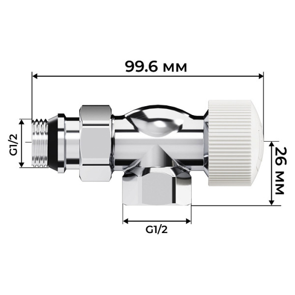 Комплект термостатический осевой 1/2" Royal Thermo Design М30х1,5 (Хром) (RATVDO11212CH) Комплект термостатический осевой 1/2" Royal Thermo Design М30х1,5 (Хром) (RATVDO11212CH)