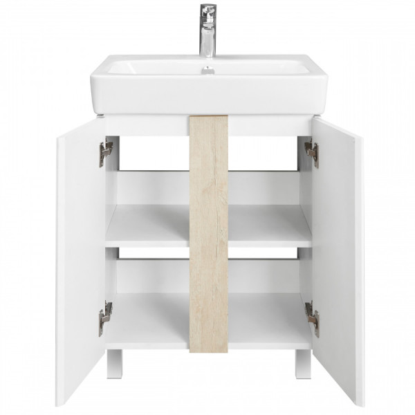 Тумба напольная Aquaton Кантри 567x416x613 белый, дуб верона (1.A257.4.01A.HB2.0) Тумба напольная Aquaton Кантри 567x416x613 белый, дуб верона (1.A257.4.01A.HB2.0)