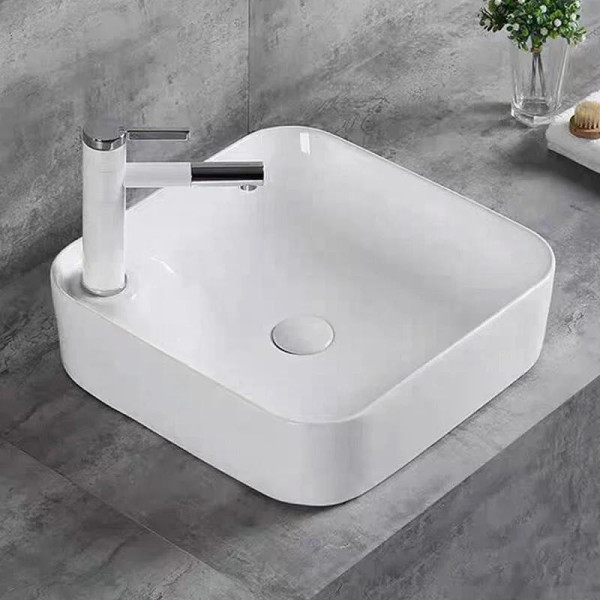 Раковина накладная RGW GS-3 43x43x12 белая (81213-1)