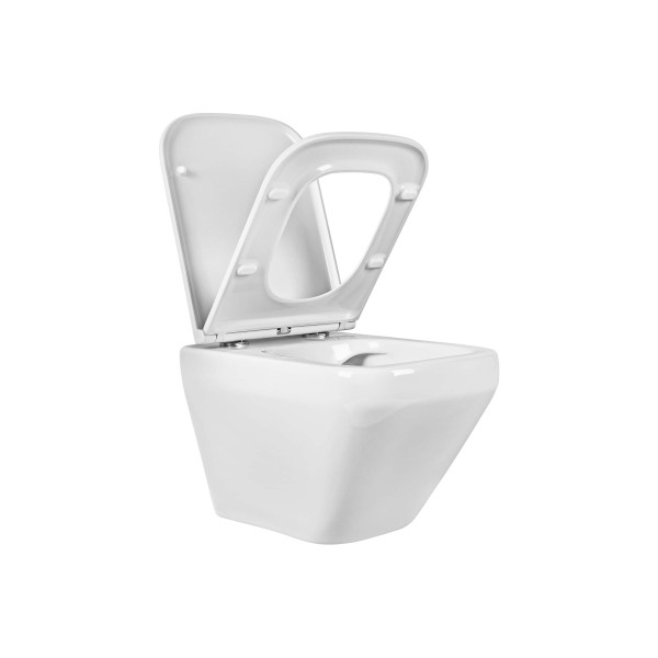 Сиденье для униаза Aquatek Лира с микролифтом белое (AQ0155-00)