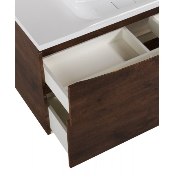 Тумба подвесная BelBagno Marino-H60 100 Rovere Moro (MARINO-H60-1000-2C-SO-RW-P)