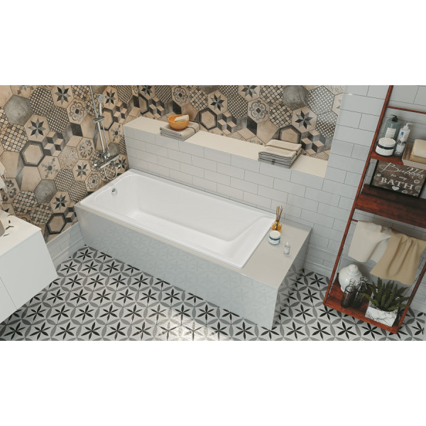 Ванна акриловая Roca Elba 75x160x45 белая (7.2486.1.90.0) Ванна акриловая Roca Elba 75x160x45 белая (7.2486.1.90.0)