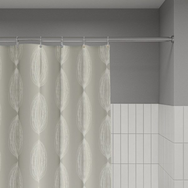 Шторка для ванн текстильная Iddis Base 180x200 серая (BD05P18i11) Шторка для ванн текстильная Iddis Base 180x200 серая (BD05P18i11)