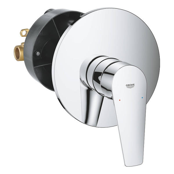 Смеситель для душа Grohe BauEdge внешняя и внутренняя части хром (29078001)