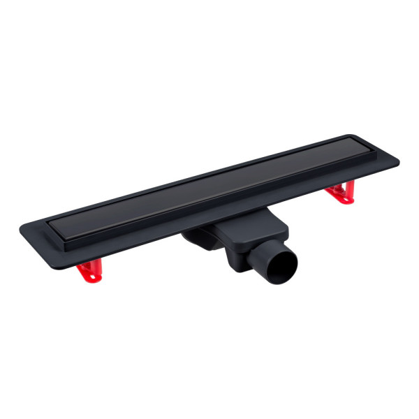 Желоб водосток Berges Optim Line Black 600 черный матовый (095506) Желоб водосток Berges Optim Line Black 600 черный матовый (095506)