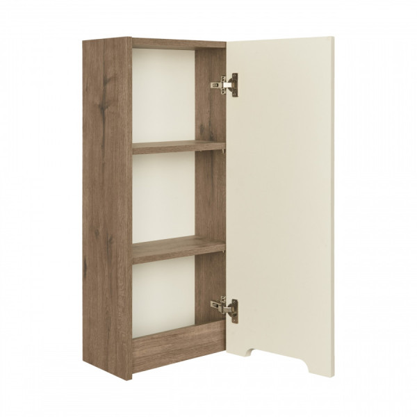 Шкаф подвесной Aquaton Оливия 350x200x800 R бежевый, дуб велл (1.A254.7.03O.LVG.R)