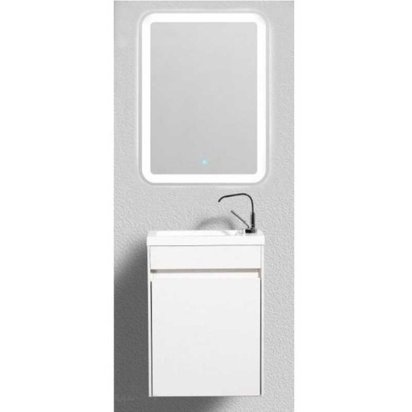 Тумба подвесная с дверкой BelBagno Pietra Mini 46-L Bianco Lucido (PIETRA MINI-460-1A-SO-BL-L) Тумба подвесная с дверкой BelBagno Pietra Mini 46-L Bianco Lucido (PIETRA MINI-460-1A-SO-BL-L)