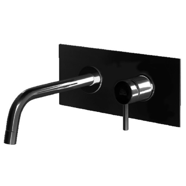 Смеситель для раковины Paffoni Light термостатический, черный (LIG101NO/M)