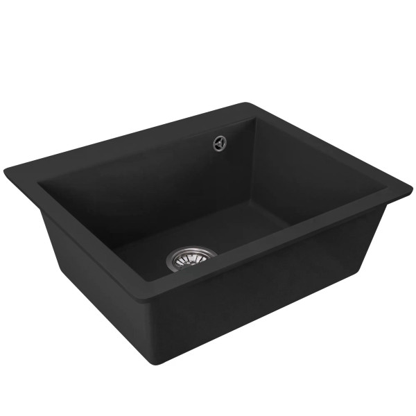 Мойка для кухни Rea Lin black гранит 60x50x22,5 черная (ZLE-00129)