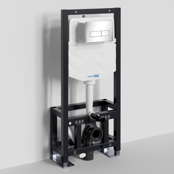 Инсталляция для унитаза WasserKRAFT Dill с клавишей смыва хром (61TLT.010.ME.CH03)