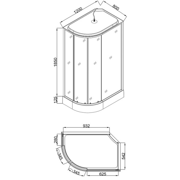 Душевая кабина Loranto 120x80x215 стекло матовое, профиль хром, белый кирпичный узор (CS-66120-13R FW 120) Душевая кабина Loranto 120x80x215 стекло матовое, профиль хром, белый кирпичный узор (CS-66120-13R FW 120)