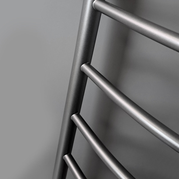 Полотенцесушитель водяной Indigo Arc 550x780 graphite metallic к-2 (LASW70-40GFM-б/п-60)