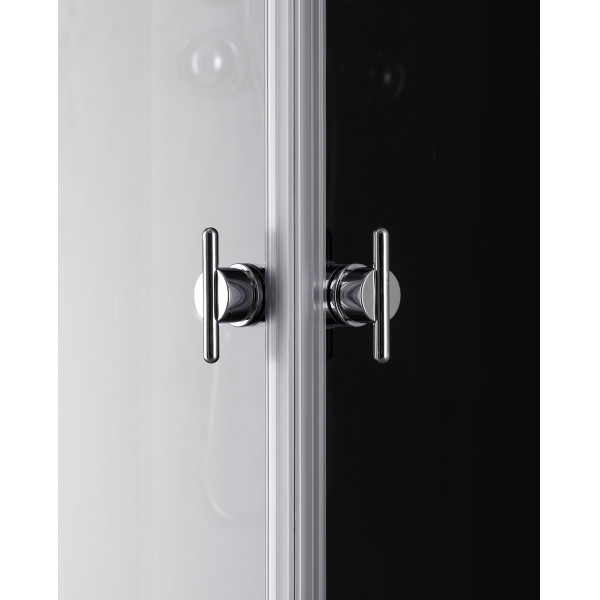 Душевая кабина Loranto 80x100x215 стекло матовое, профиль сатин (CS-5180-13R G)