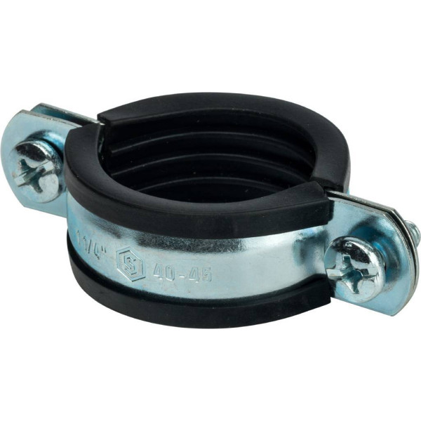 Хомут для труб с гайкой Stout 1 1/4" (40-45 мм) (SAC-0020-000114) Хомут для труб с гайкой Stout 1 1/4" (40-45 мм) (SAC-0020-000114)