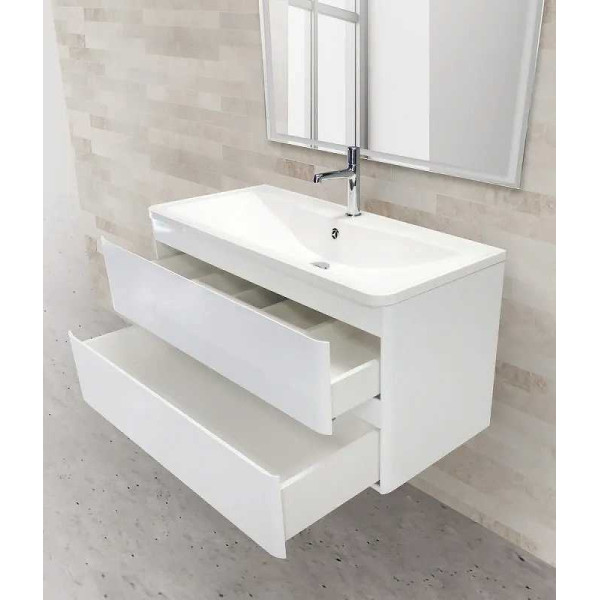 Раковина встраиваемая BelBagno 80 белая (BB800/455-LV-MR-ALR) Раковина встраиваемая BelBagno 80 белая (BB800/455-LV-MR-ALR)