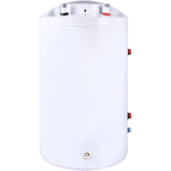 Бойлер косвенного нагрева Stout 100 л (комбинированный) напольный 2 ТО 32+24 кВт, ТЭН 3 кВт (SWH-1110-250300)