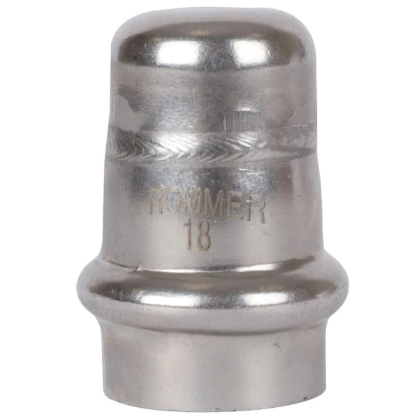 Заглушка 18 Rommer из нержавеющей стали (пресс) (RSS-0025-000018) Заглушка 18 Rommer из нержавеющей стали (пресс) (RSS-0025-000018)