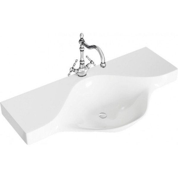 Раковина мебельная Aqwella Broadway 1100x160x560 белая (Brw.11.04.D) Раковина мебельная Aqwella Broadway 1100x160x560 белая (Brw.11.04.D)