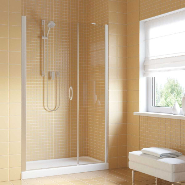 Душевая дверь Vegas Glass 125х190 EP-F-2 125 07 01 L стекло прозрачное