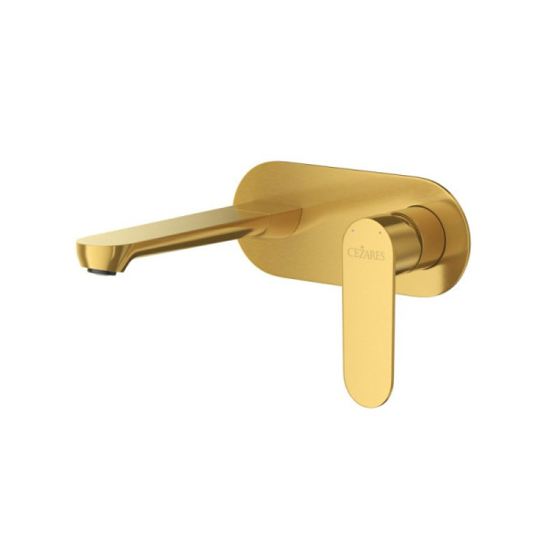 Смеситель для раковины Cezares Stylus брашированное золото матовый (STYLUS-BLI1-BORO-W0)