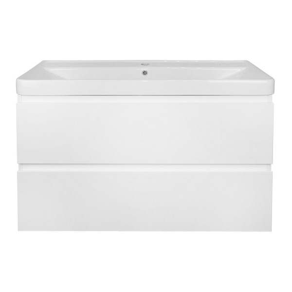 Тумба подвесная Azario с раковиной Мила 100 с раковиной Monte 100 (CS00089921)