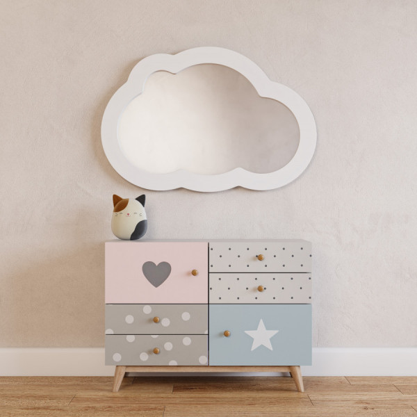 Зеркало Aquaton Каспер 775x34x522 белый (1.A283.6.02C.RE2.0)