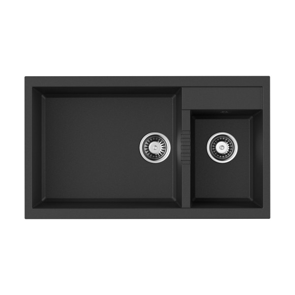Мойка для кухни врезная Omoikiri Tedori 86-2-LB-BL 860х500 эверест (4993932) Мойка для кухни врезная Omoikiri Tedori 86-2-LB-BL 860х500 эверест (4993932)