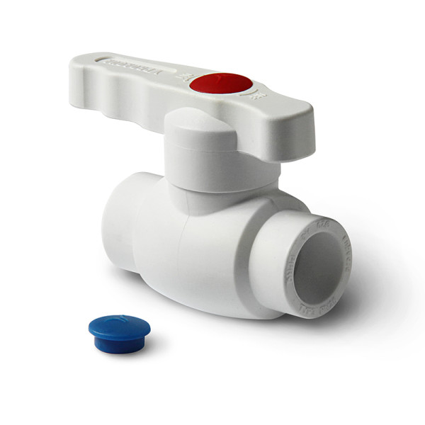 Кран шаровый PP-R 50 мм. Ultra "Pro Aqua" (белый, полнопроходной) (PA40016) Кран шаровый PP-R 50 мм. Ultra "Pro Aqua" (белый, полнопроходной) (PA40016)