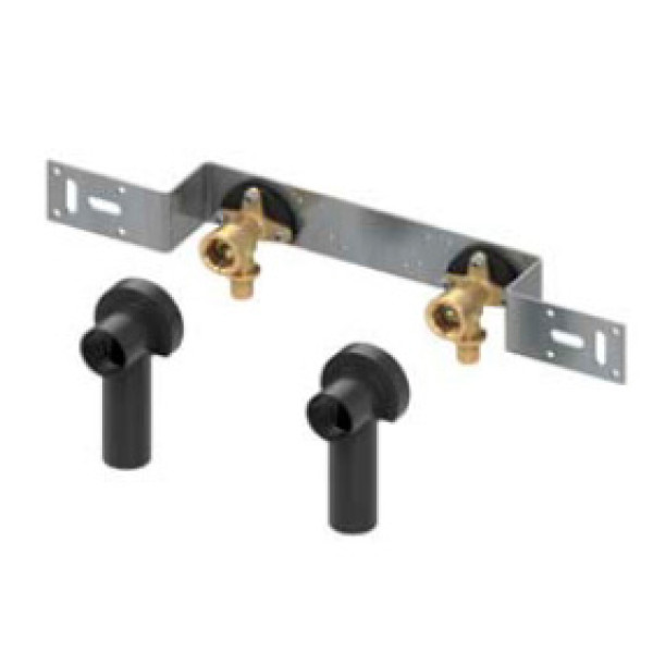 Монтажный комплект TECEflex с настенными уголками для смесителя 16х1/2" ВР (латунь) (765130)