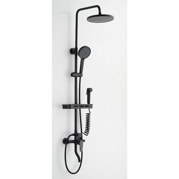 Душевая система Melodia Jazz черная (MSC00107C_bk) Душевая система Melodia Jazz черная (MSC00107C_bk)