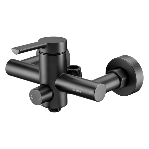 Смеситель для душа Swedbe Diana черный (1025B)
