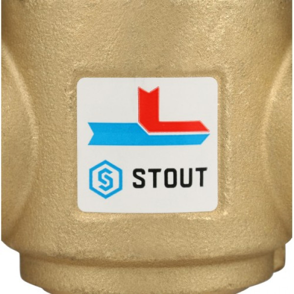 Вентиль термостатический смесительный Stout 1 1/4" НР 60°C SVM-0030-325506